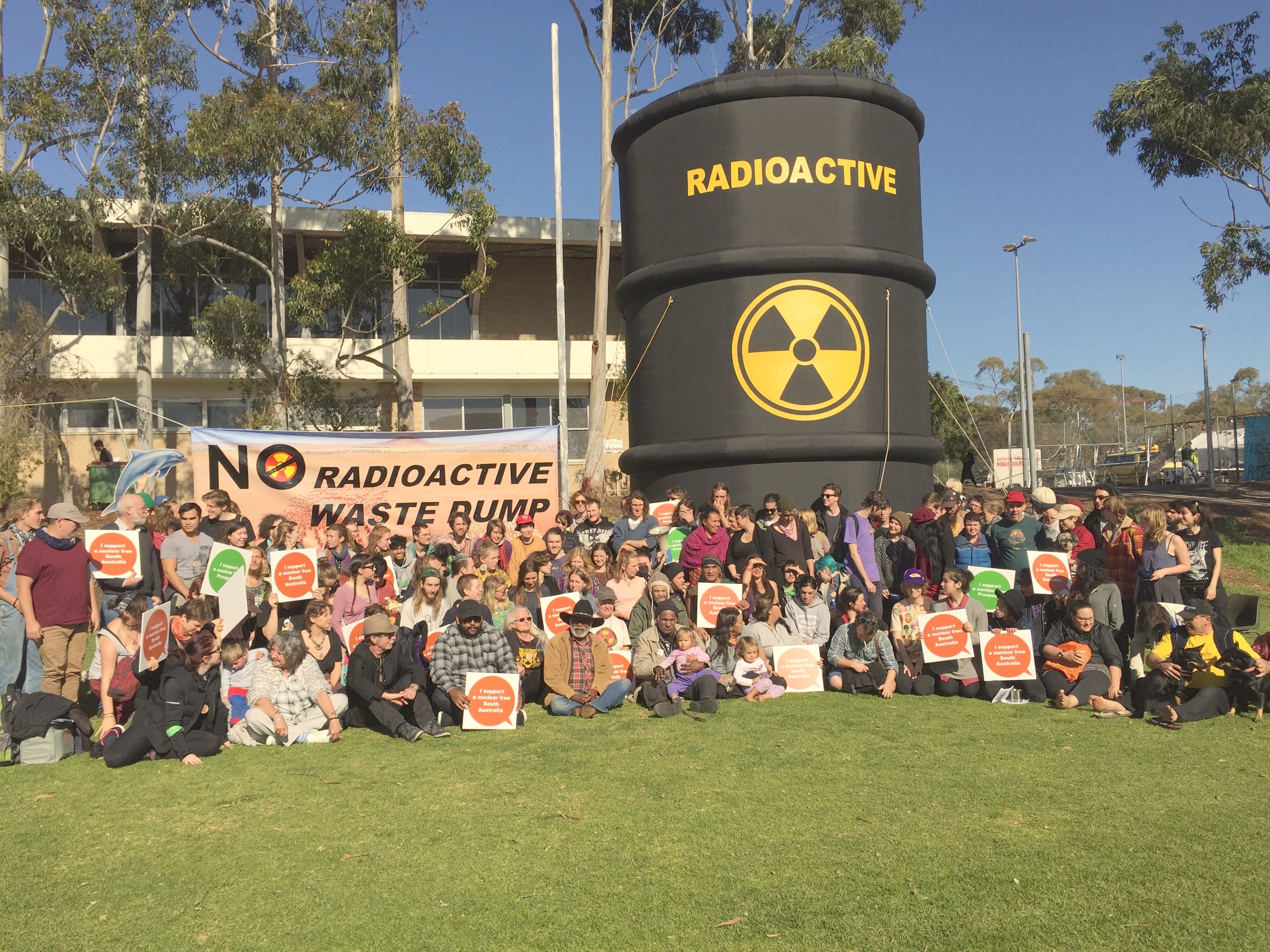 NUCLEAR WASTE PROTEST